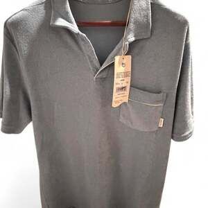 Laguna Terry Johnny Collar Polo Shirt